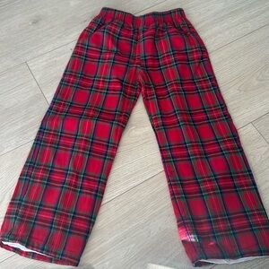 Boys Red Plaid Dress Pants.
